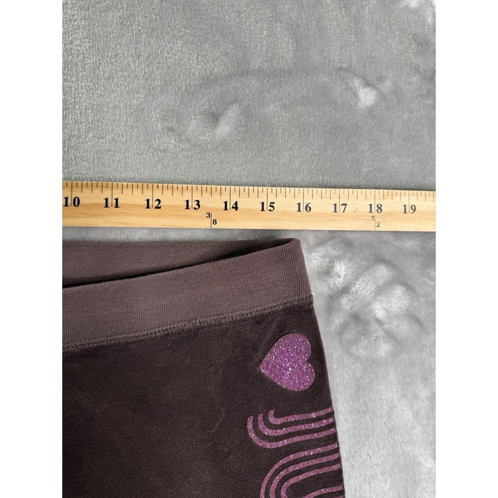 Juicy Couture Vintage Y2k Brown Velour Track Pants Women's Sz S Script Graphic - Picture 5 of 6